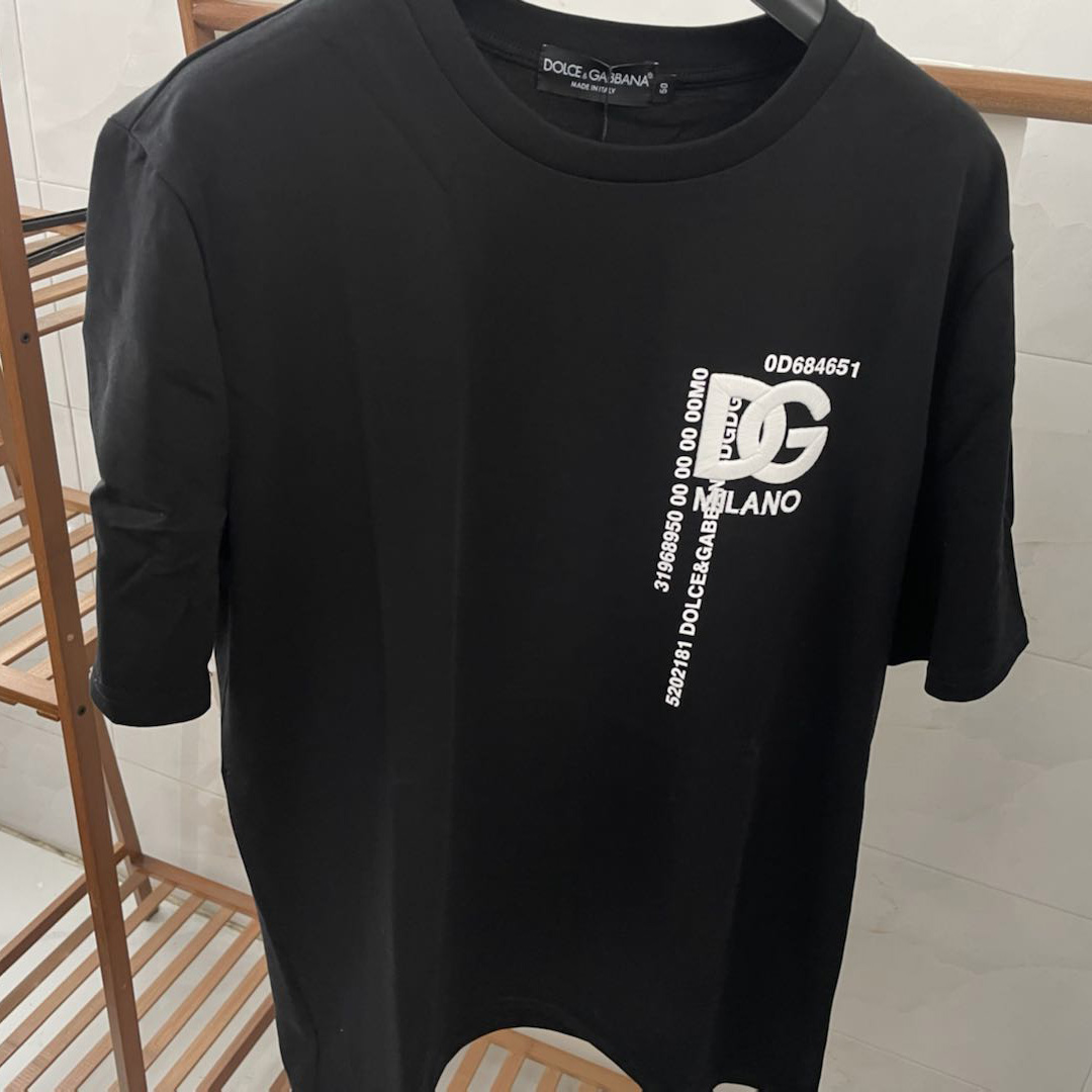 Dolce & Gabbana Cotton T-shirt With DG Logo Print - everydesigner