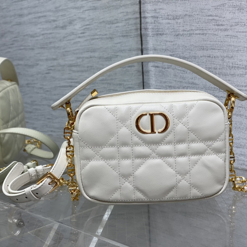 Dior Small Dior Caro Top Handle Camera Bag - everydesigner