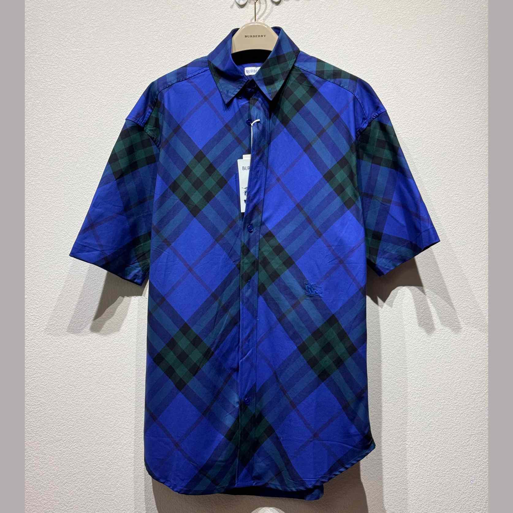 Burberry Check Cotton Shirt   - everydesigner