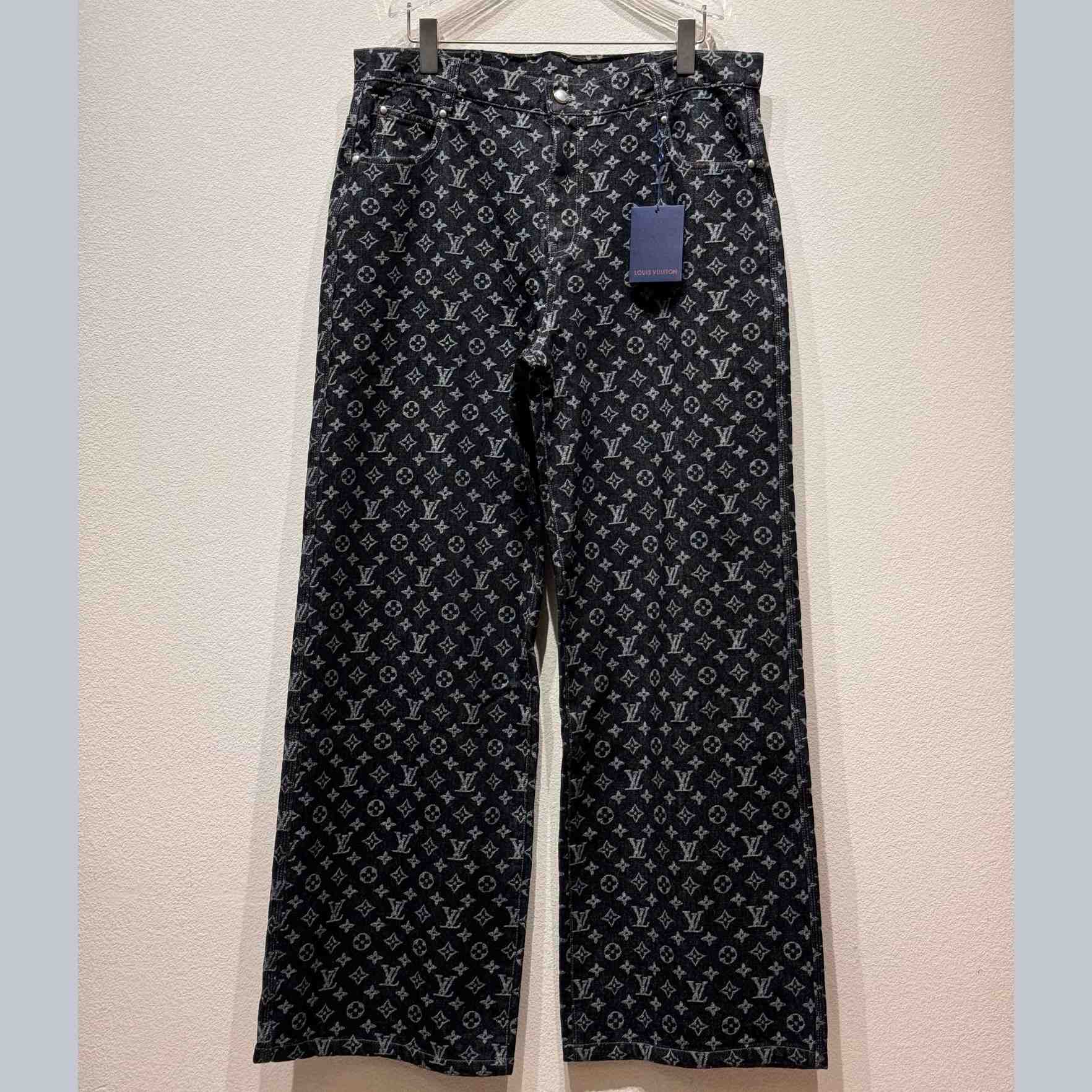 Louis Vuitton Monogram Denim Pnats - everydesigner