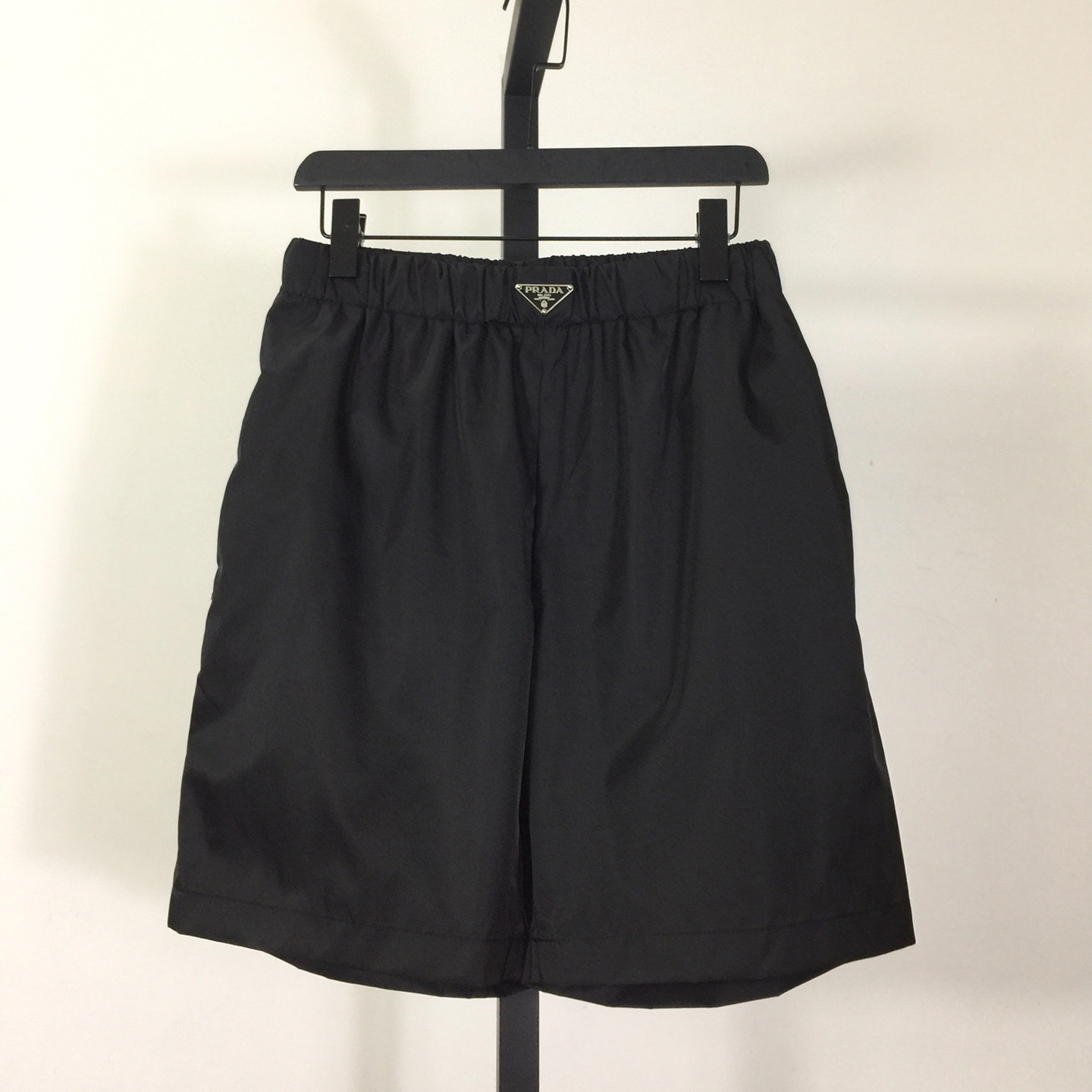 Prada Black Re-nylon Shorts - everydesigner