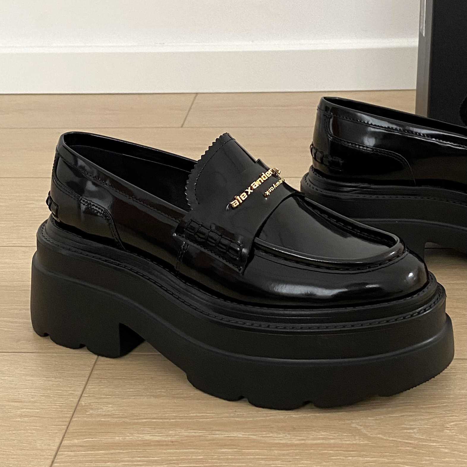 Alexander Wang Carter Platform Loafer In Leather - everydesigner