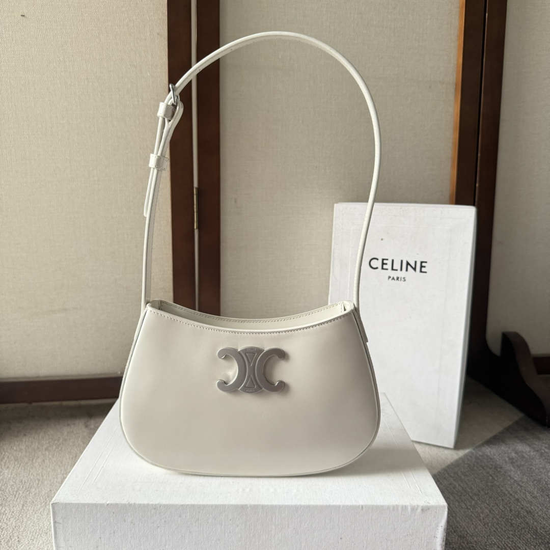 Celine Medium Tilly Bag In Shiny Calfskin  - everydesigner