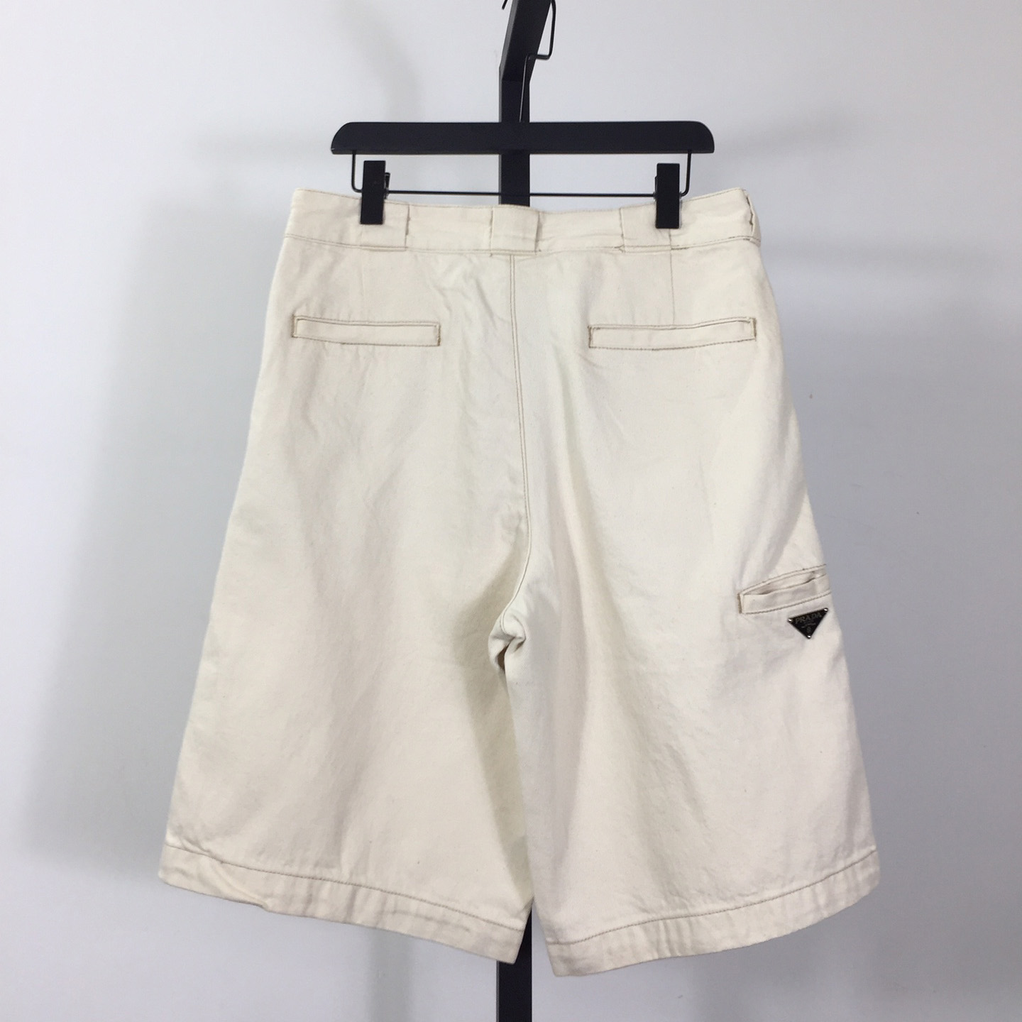 Prada Bull Denim Bermudas - everydesigner