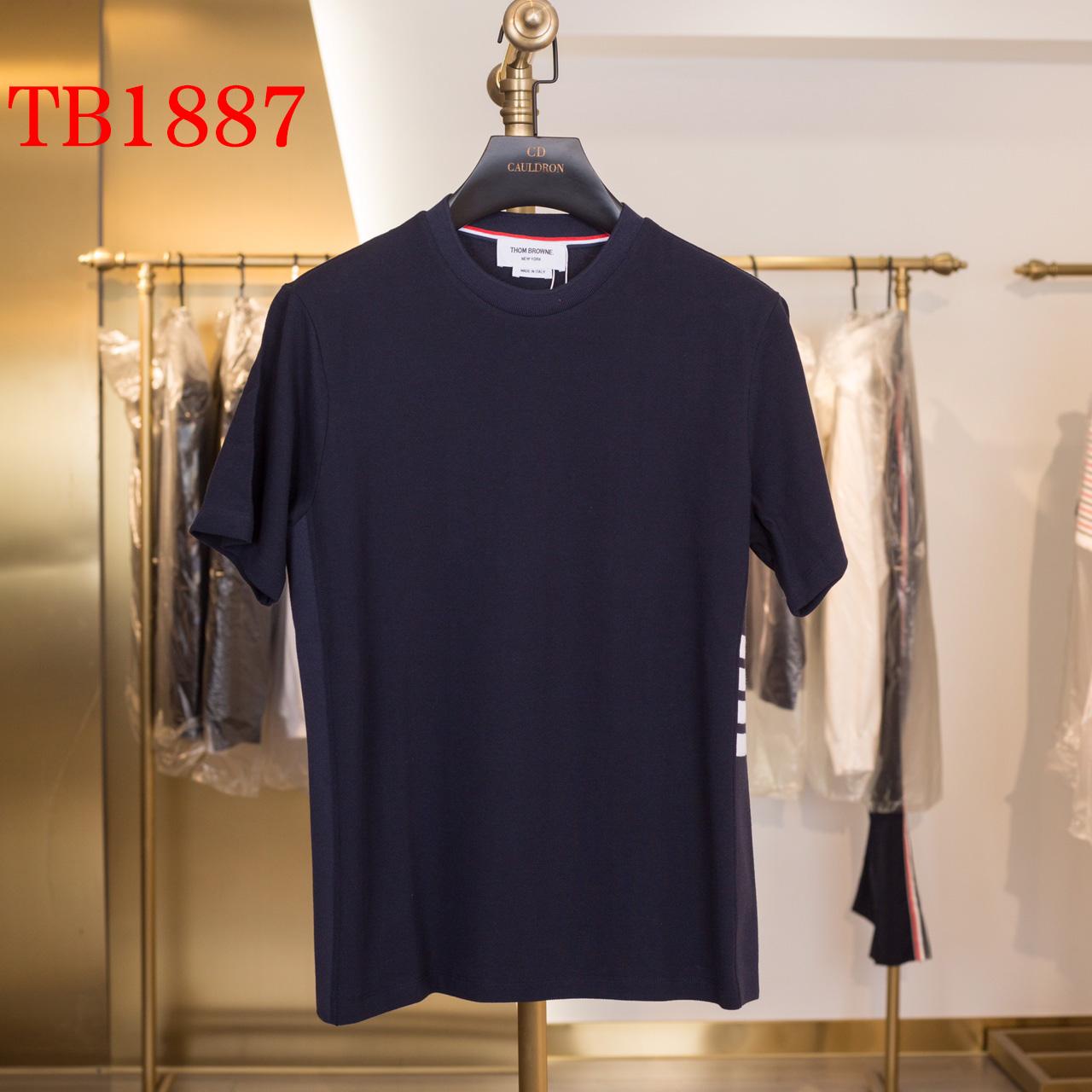 Thom Browne 4-Stripe Pique Tee   TB1887 - everydesigner