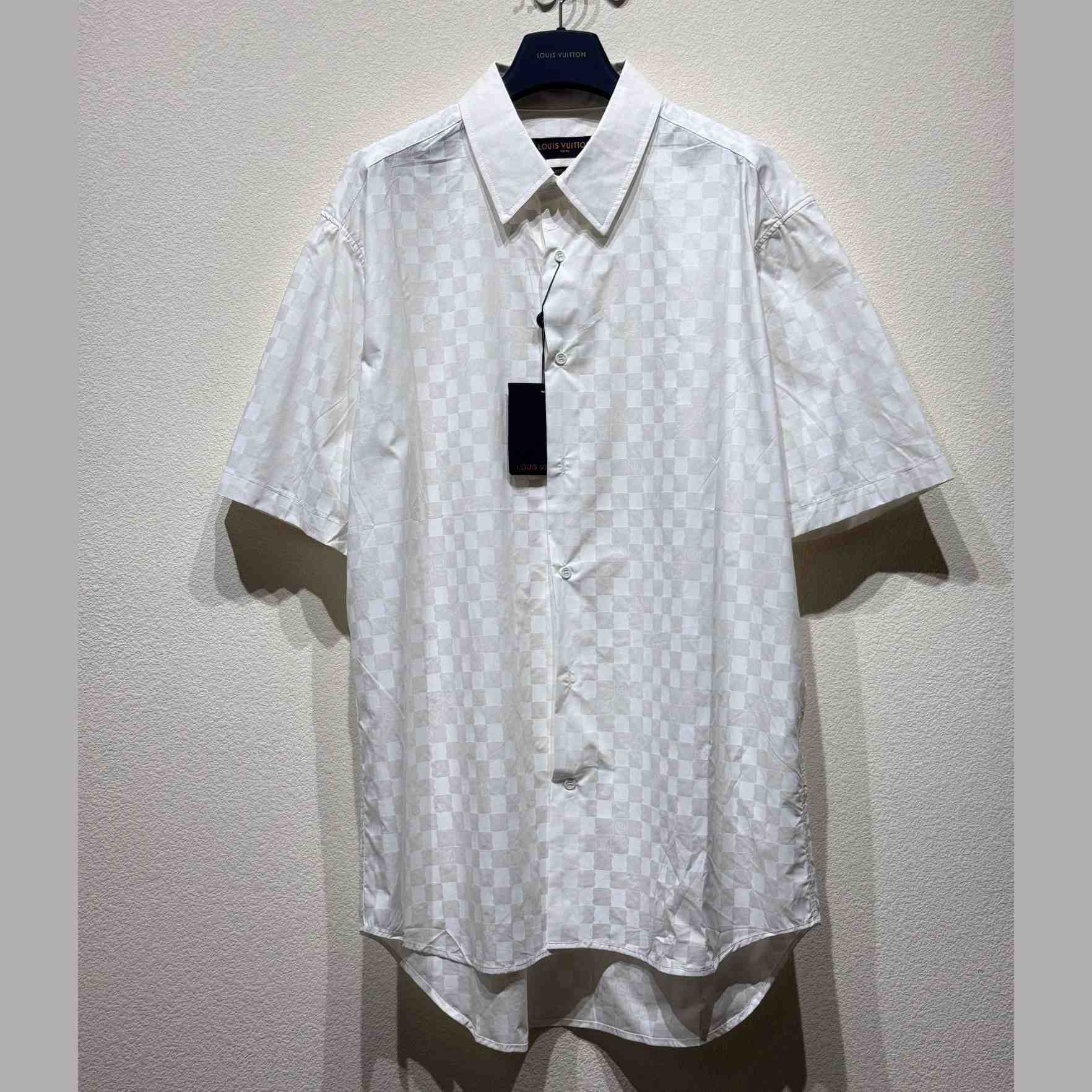 Louis Vuitton Short-Sleeved Cotton Shirt  1AFJW5 - everydesigner