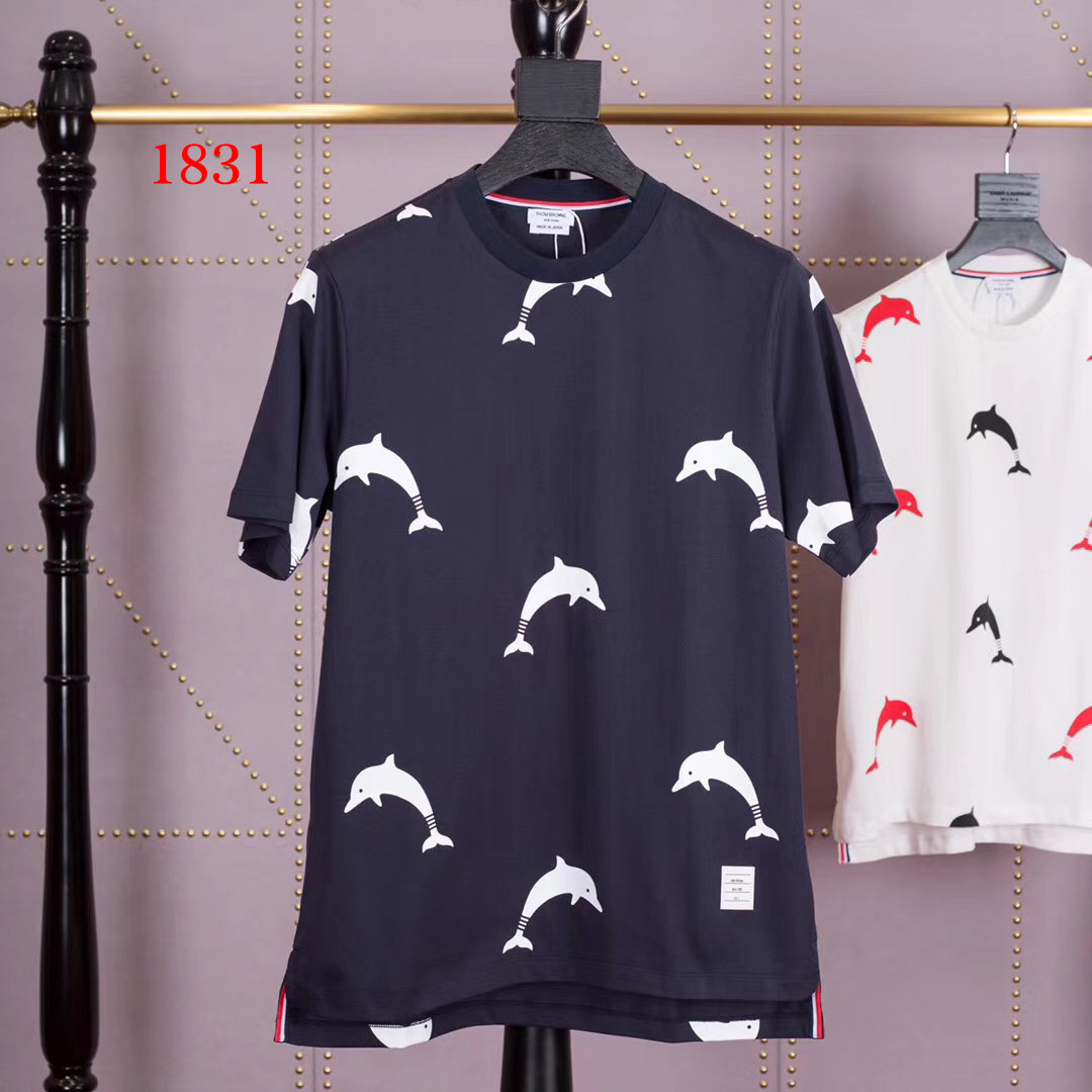 Thom Browne Dolphin Print T-shirt     1831 - everydesigner