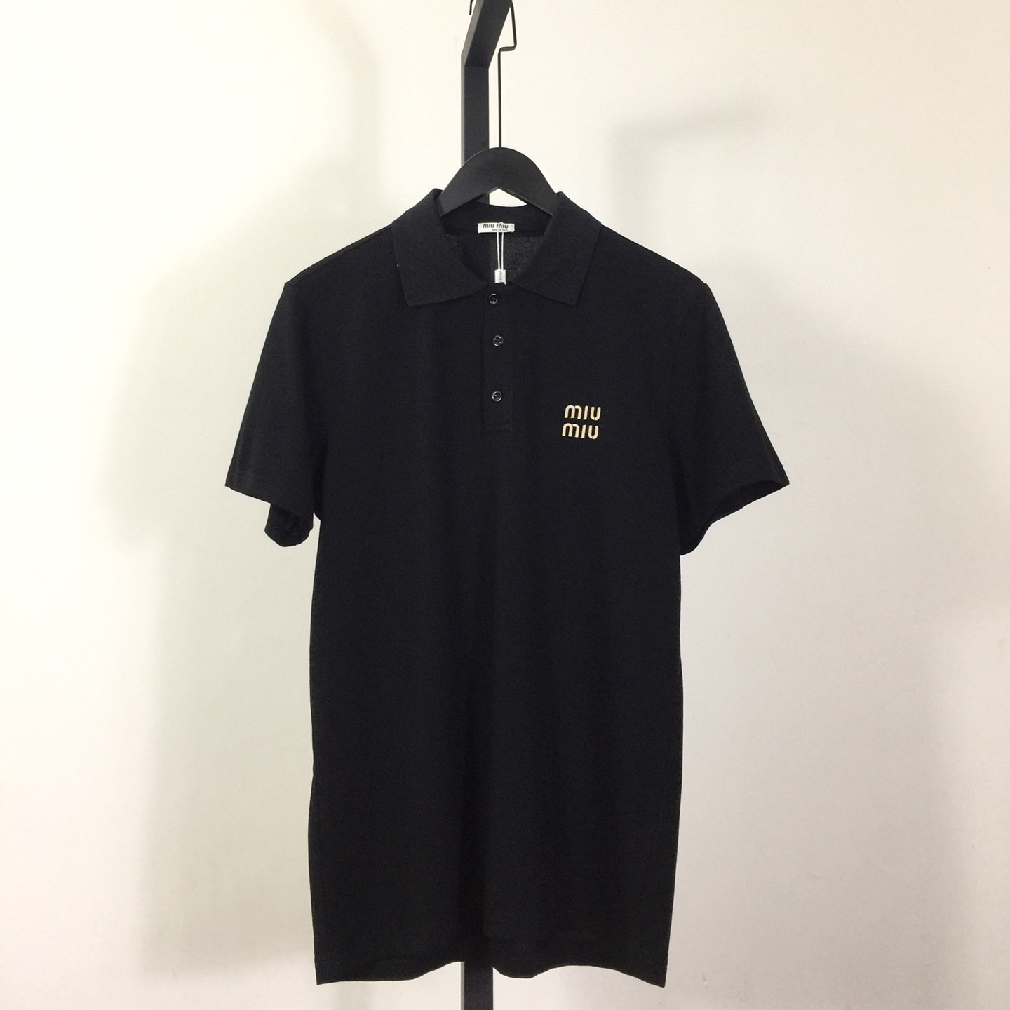 Miu Miu Cotton Pique Polo Shirt - everydesigner