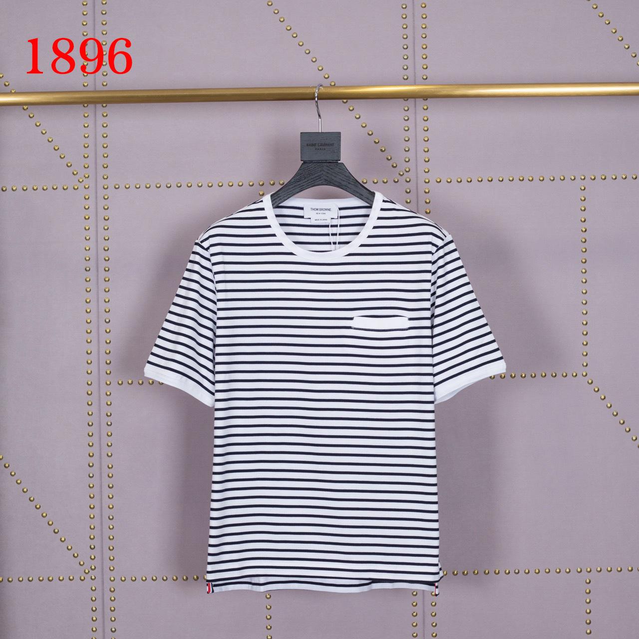 Thom Browne Striped Cotton Jersey T-shirt   1896 - everydesigner