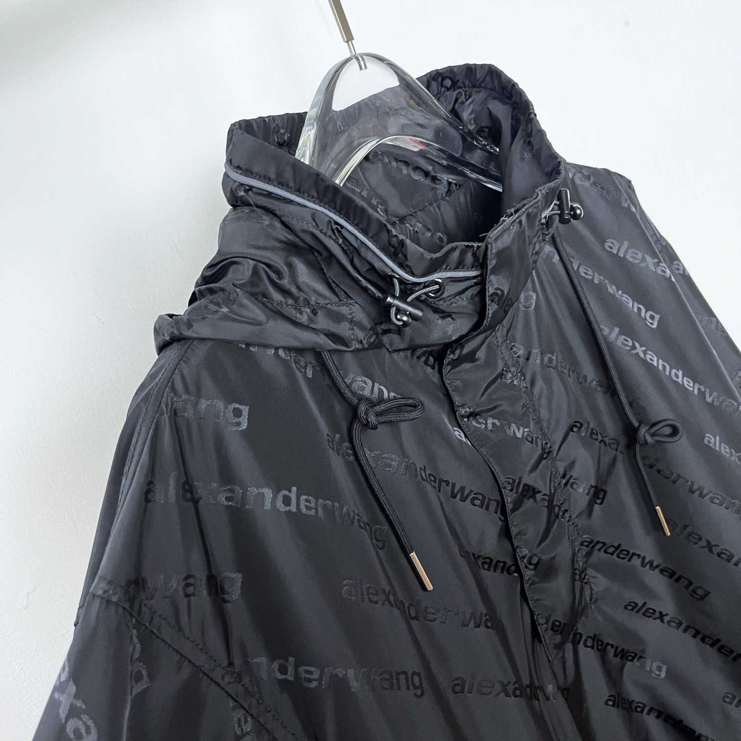 Alexander Wang Monogram Logo-print Pullover Jacket - everydesigner