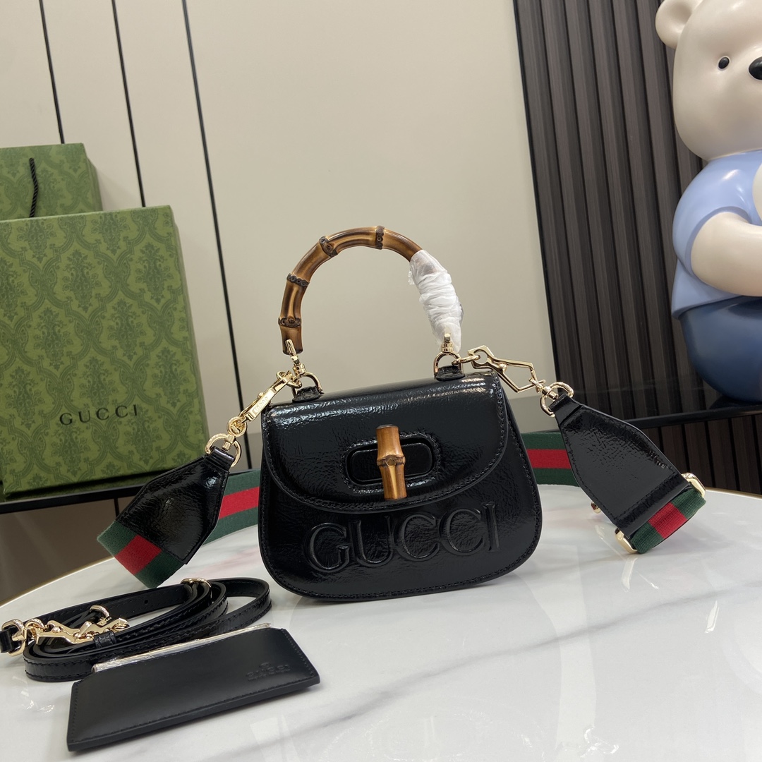 Gucci Bamboo 1947 Mini Top Handle Bag - everydesigner