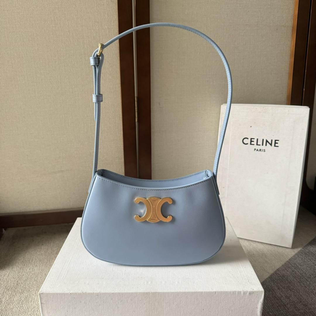 Celine Medium Tilly Bag In Shiny Calfskin  - everydesigner