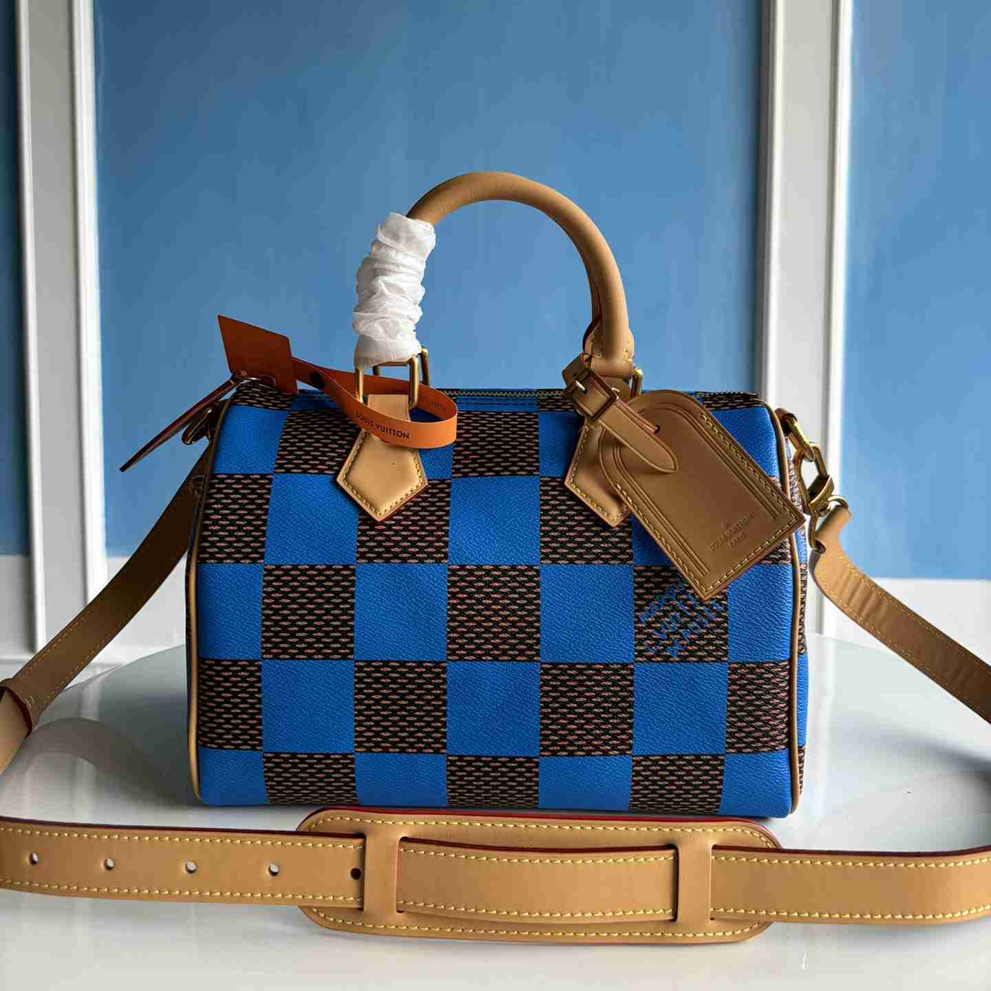 Louis Vuitton Speedy 25 Bandoulière Damier Pop   N40585 - everydesigner