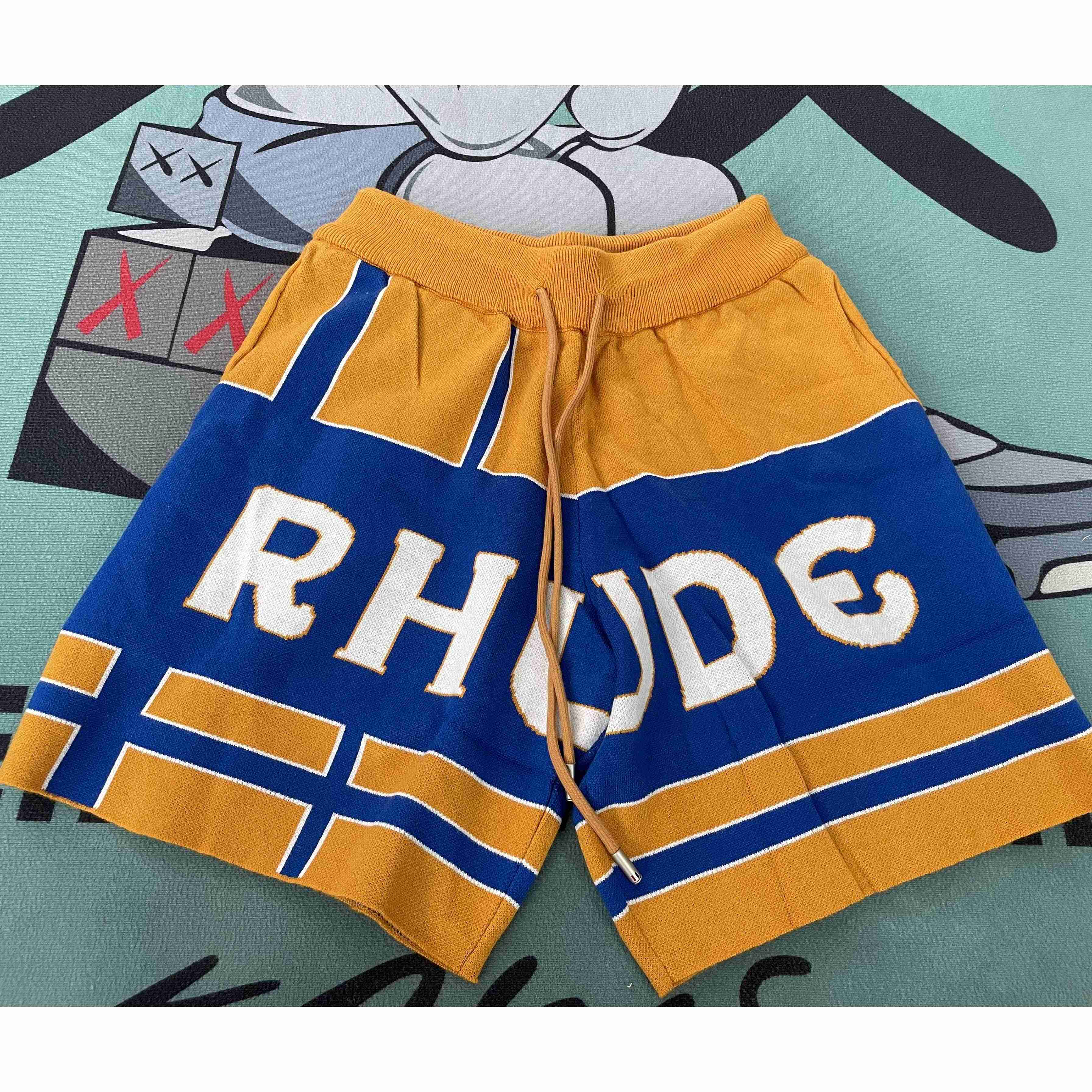 Rhude Knit Jacquard Shorts - everydesigner