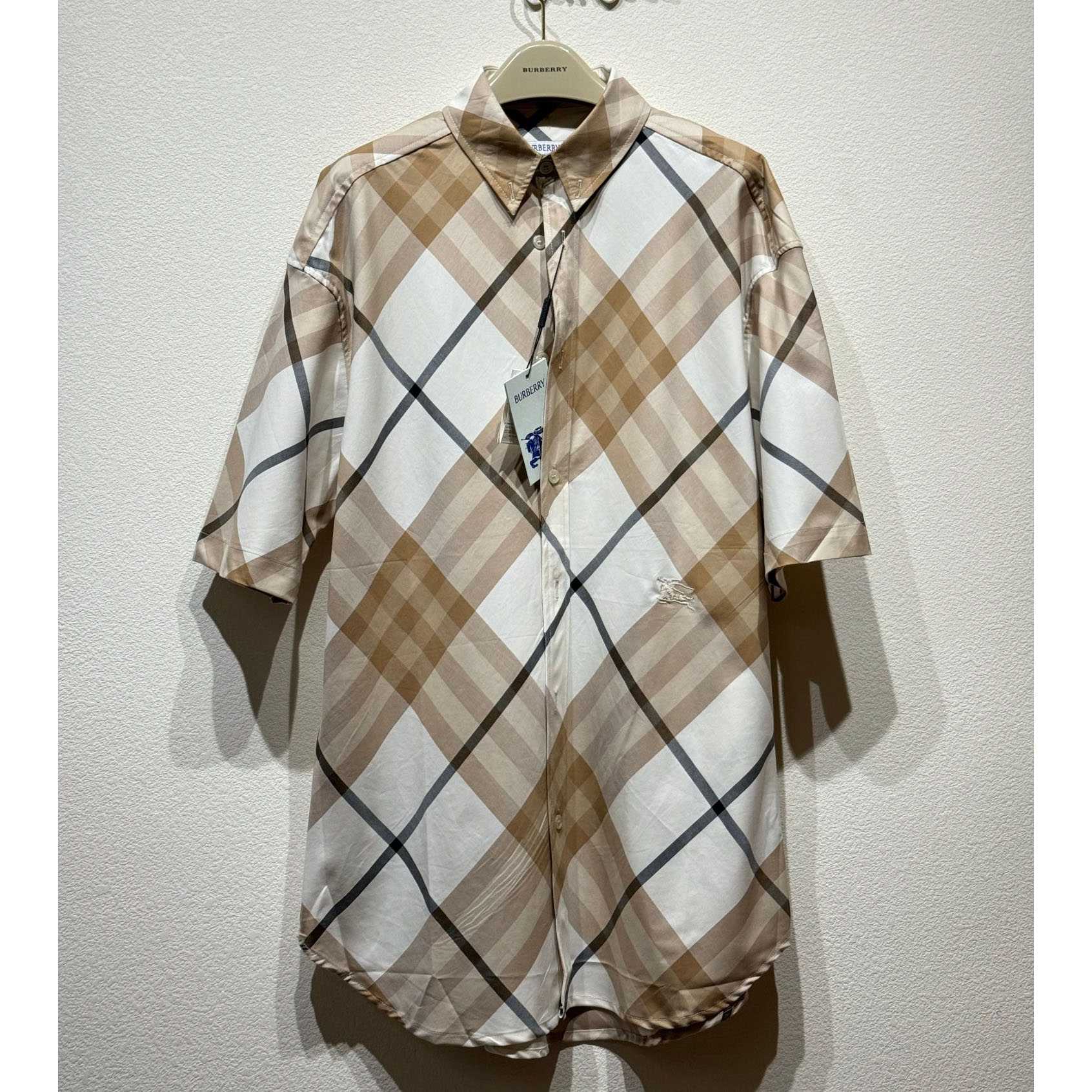 Burberry Check Cotton Shirt   - everydesigner