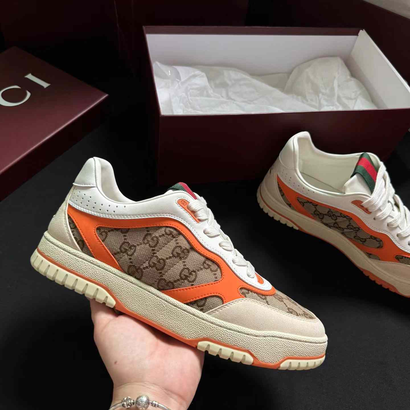 Gucci Re-Web Sneakers - everydesigner