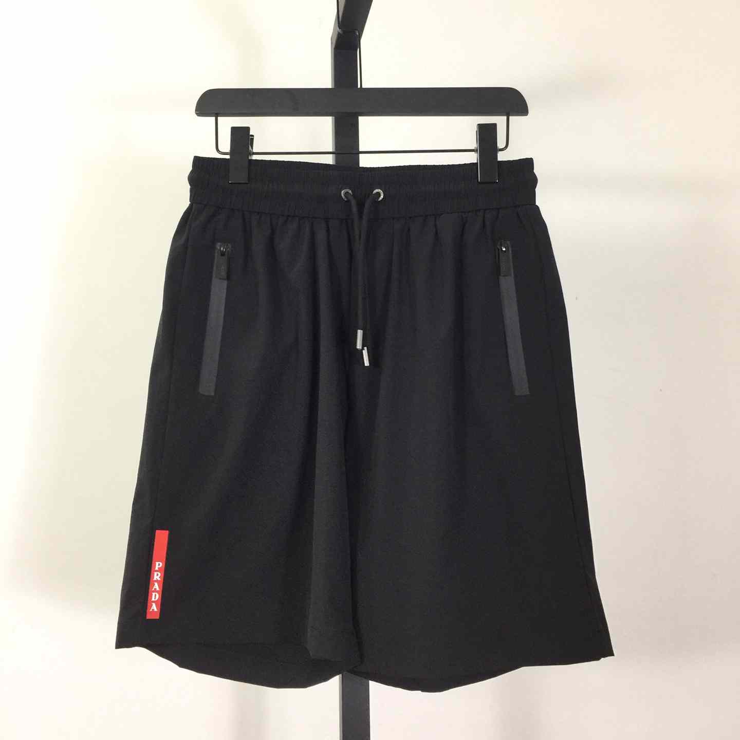 Prada Black Re-nylon Shorts - everydesigner