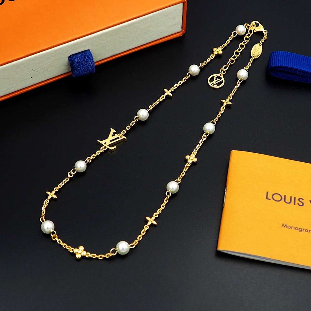 Louis Vuitton Louisa Necklace   M01610 - everydesigner