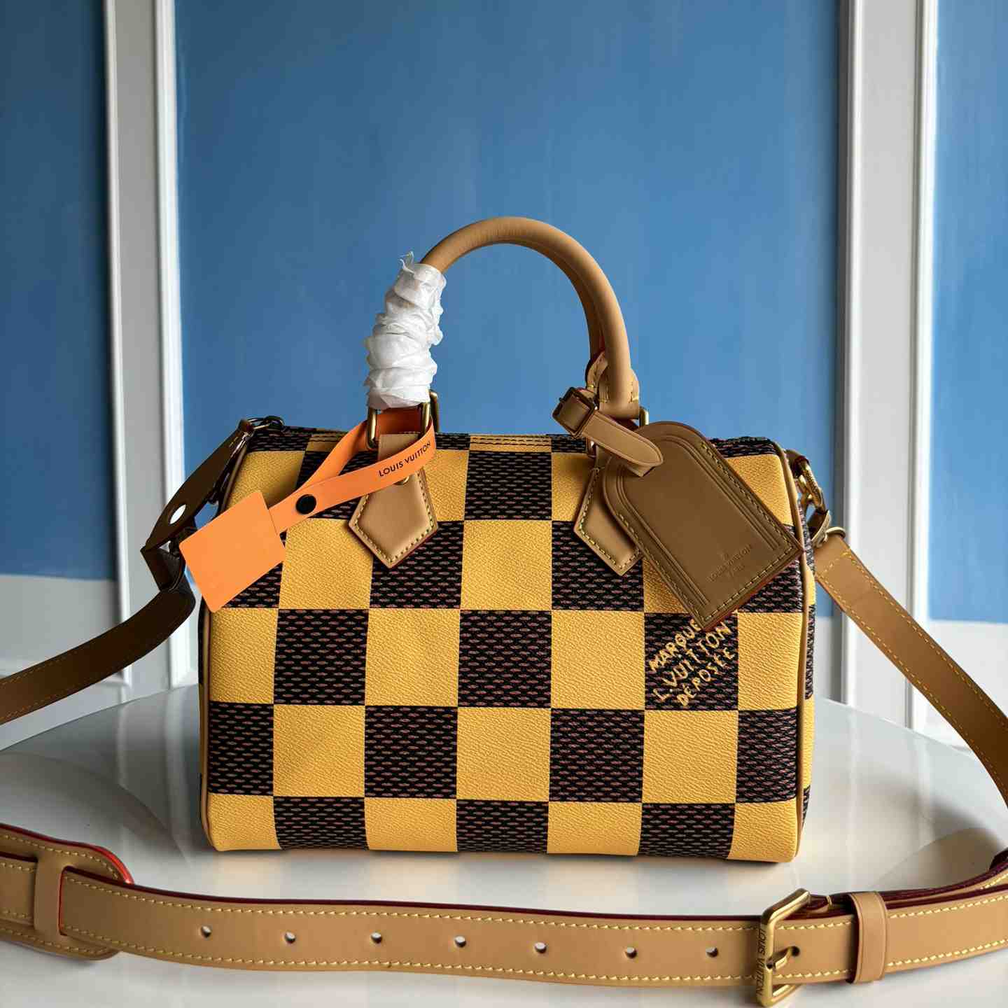 Louis Vuitton Speedy 25 Bandoulière Damier Pop   N40584 - everydesigner