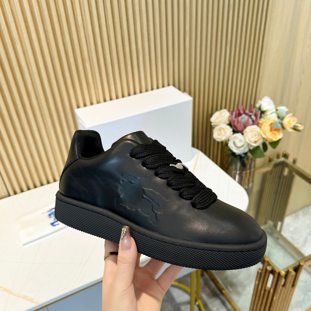 Burberry Leather Box Sneakers - everydesigner