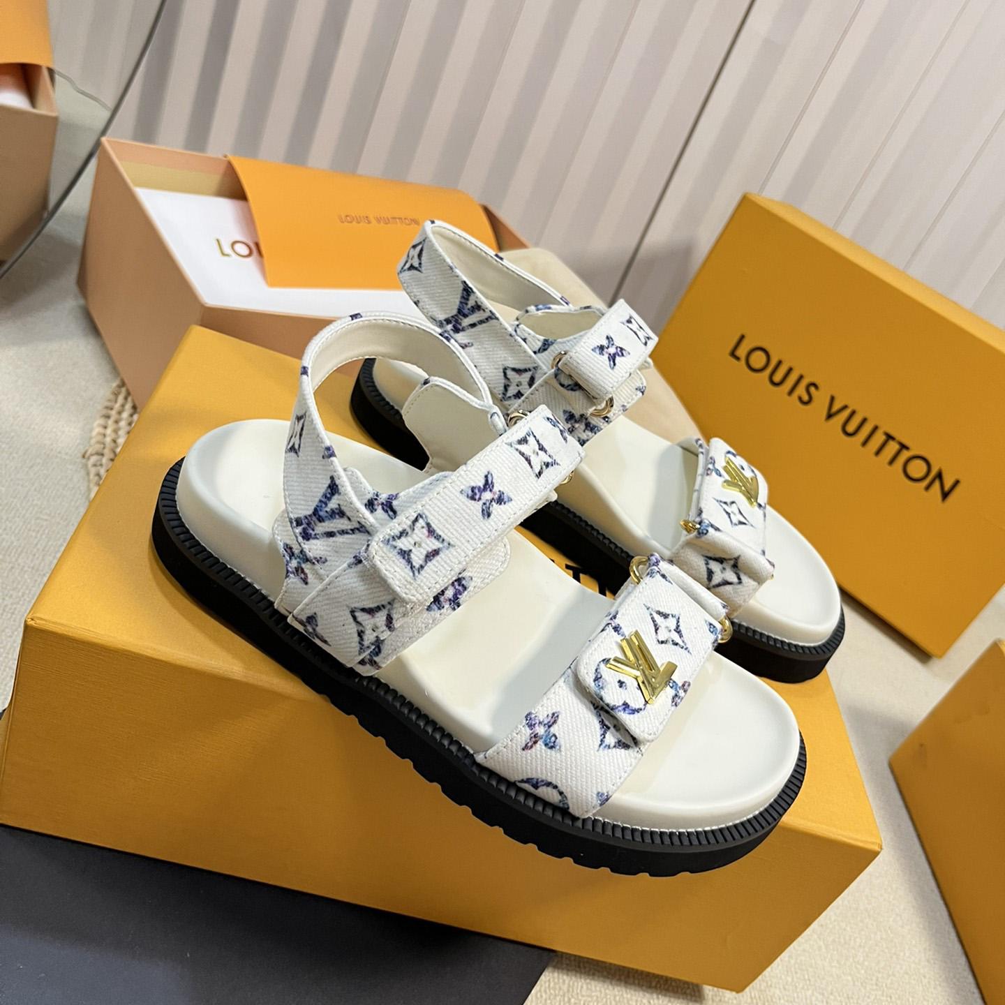 Louis Vuitton LV Sunset Comfort Flat Sandal    - everydesigner