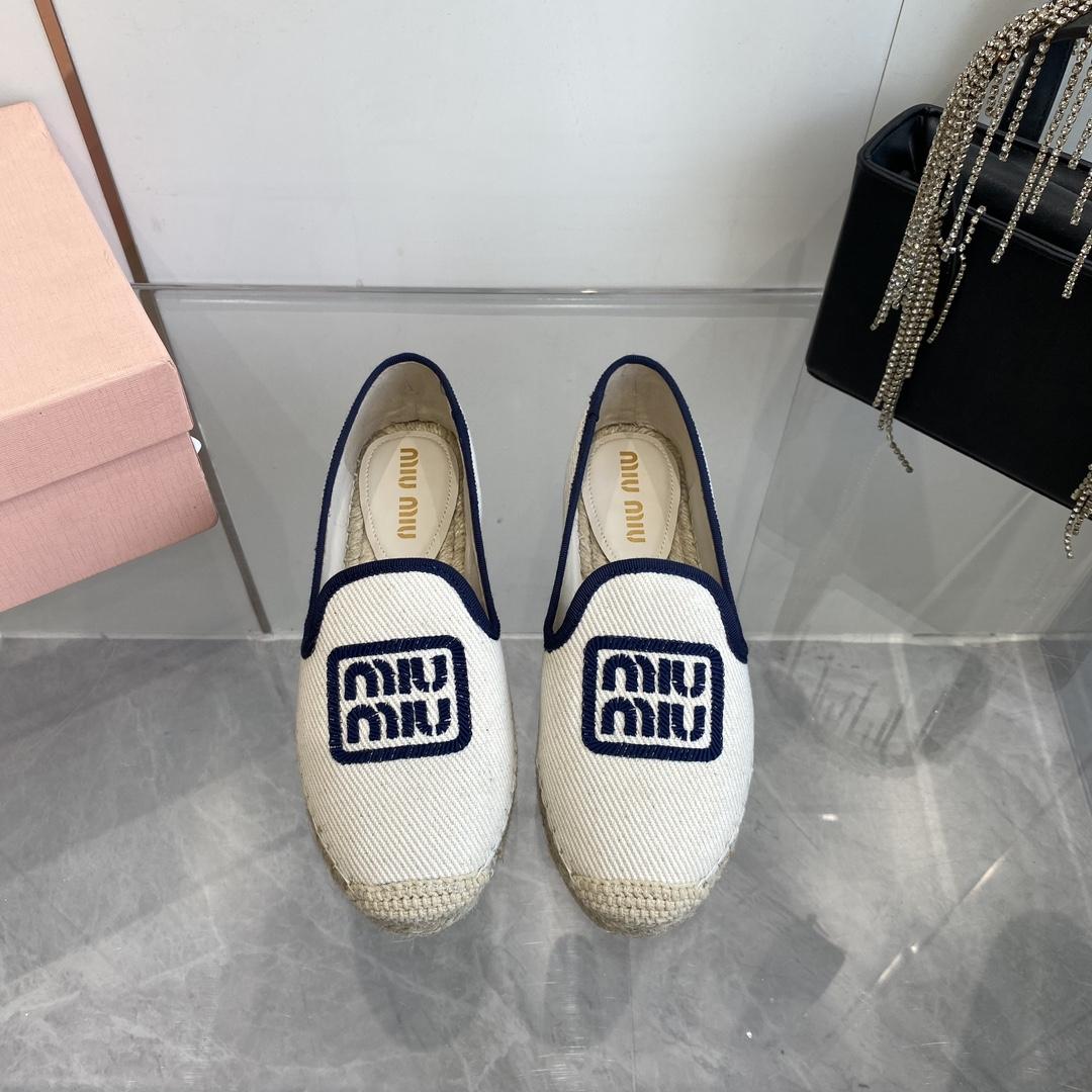 Miu Miu Cotton Drill Espadrilles - everydesigner