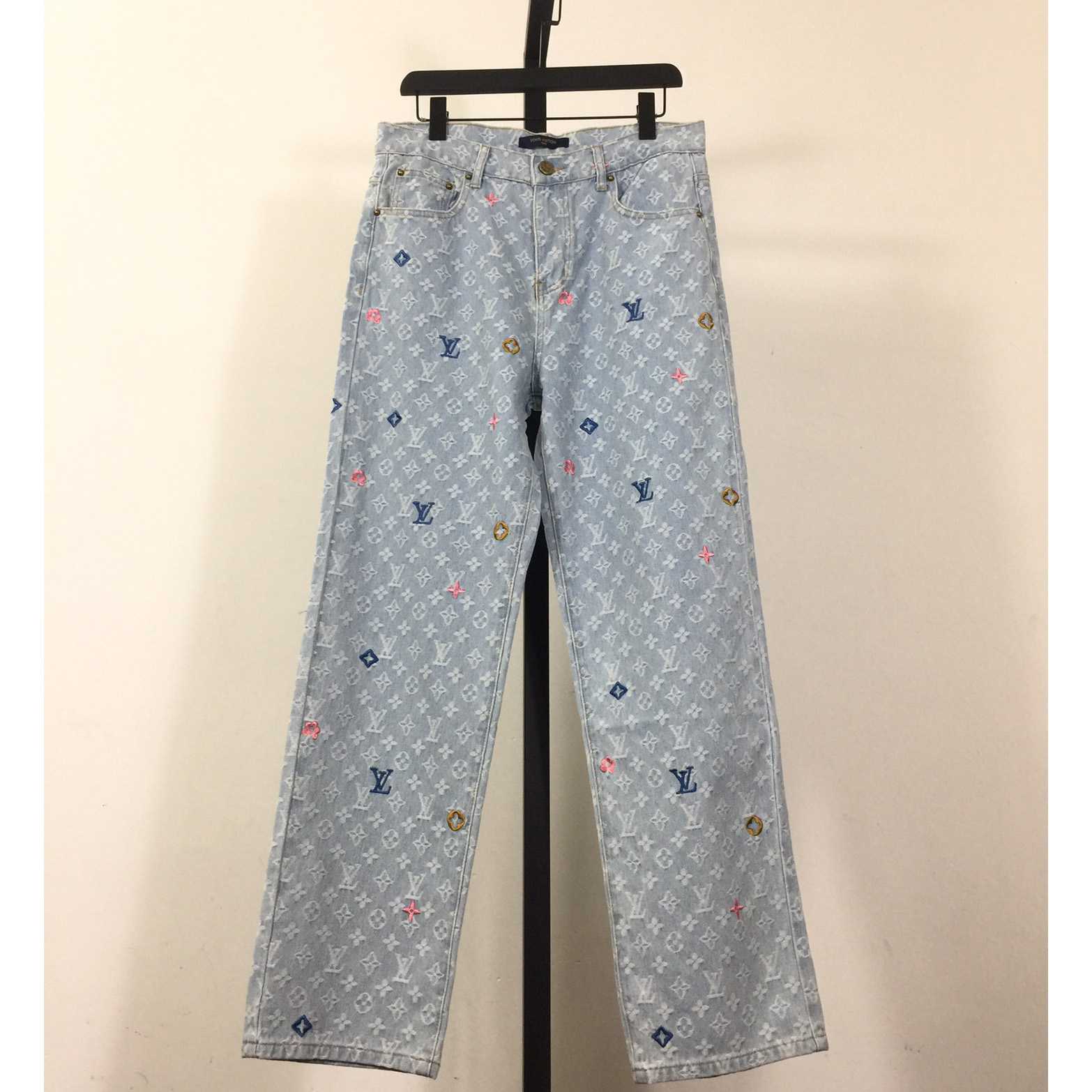 Louis Vuitton Monogram Denim Pants - everydesigner