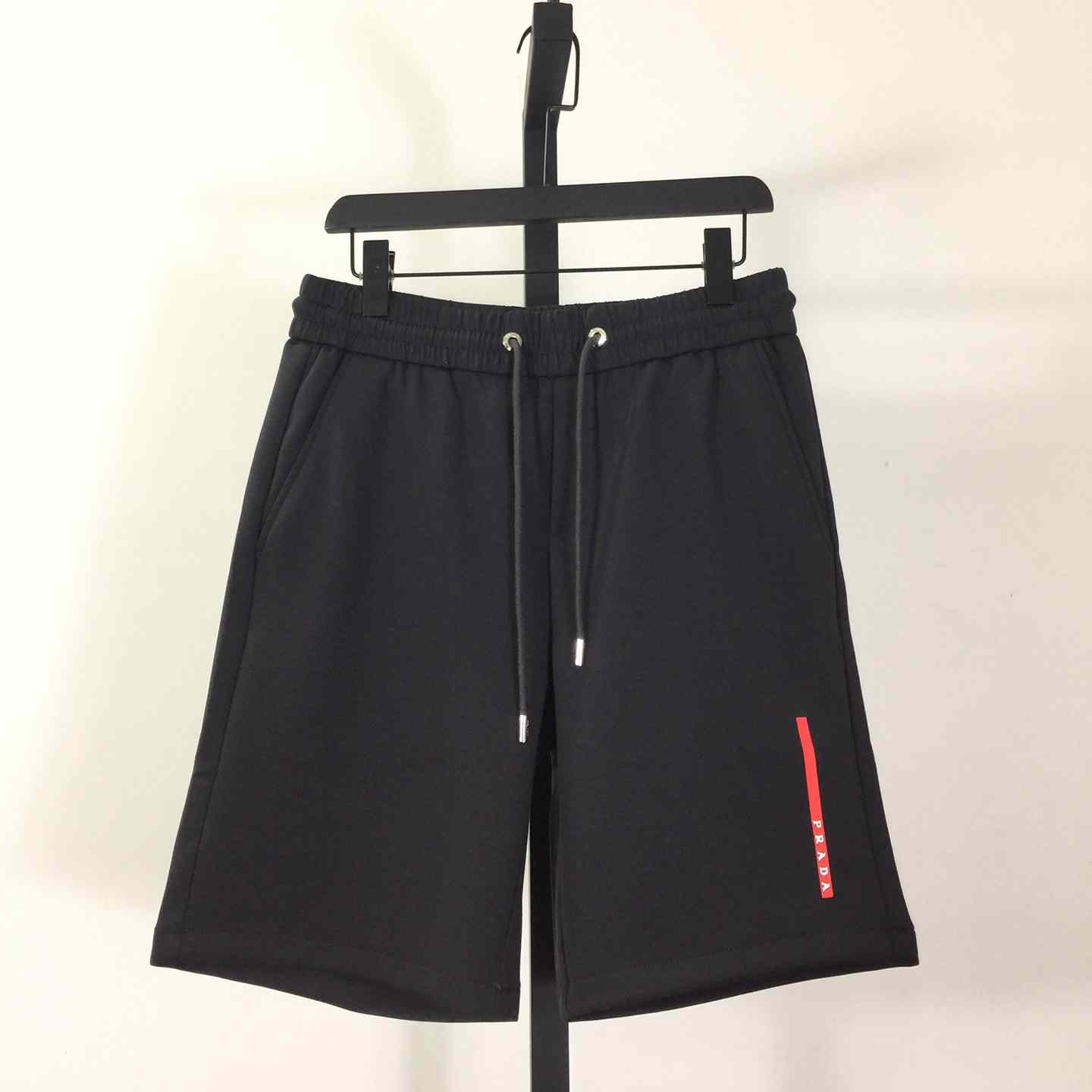 Prada Cotton Shorts In Gray - everydesigner