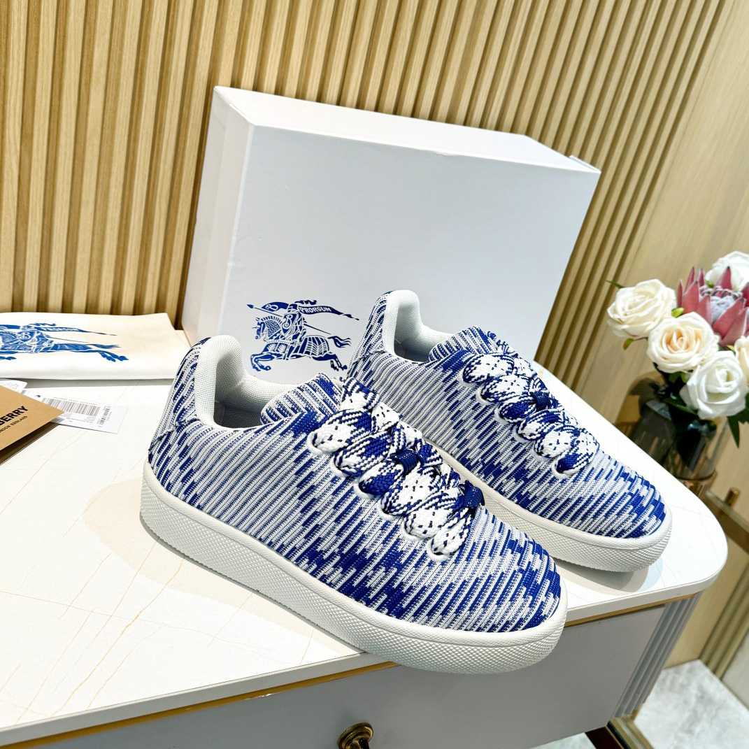 Burberry Check Knit Box Sneakers - everydesigner