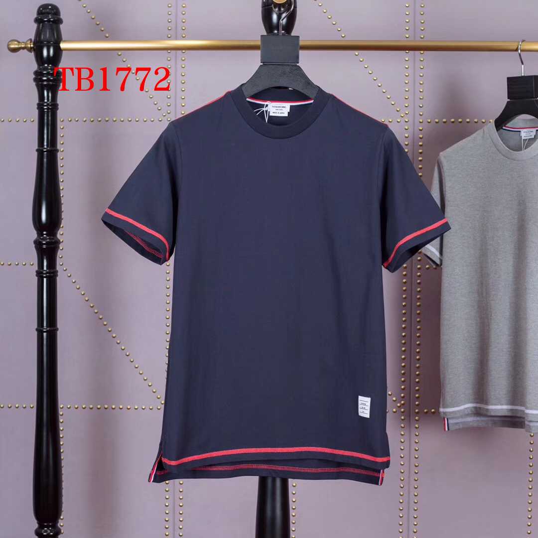 Thom Browne RWB Stripe Short Sleeve T-Shirt   TB1772 - everydesigner