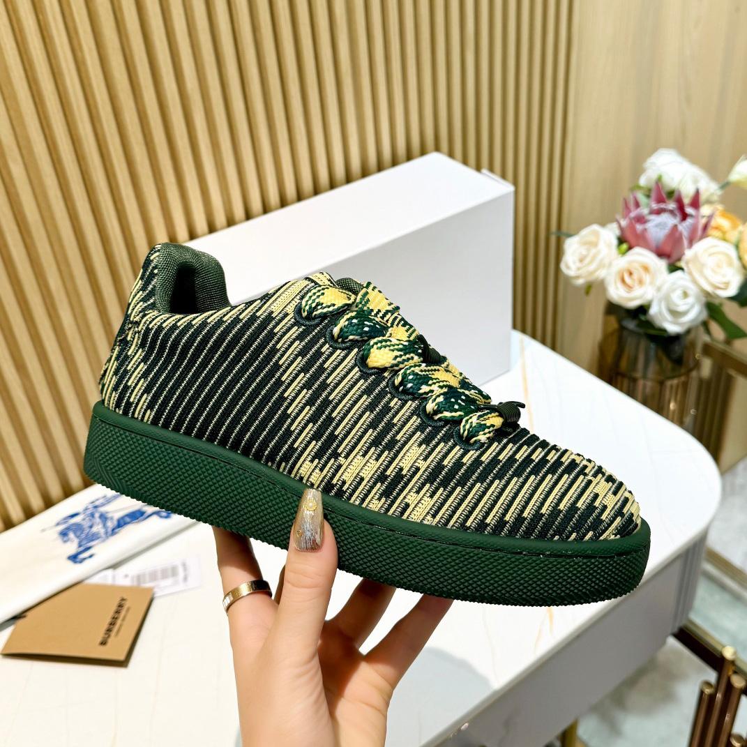 Burberry Check Knit Box Sneakers - everydesigner