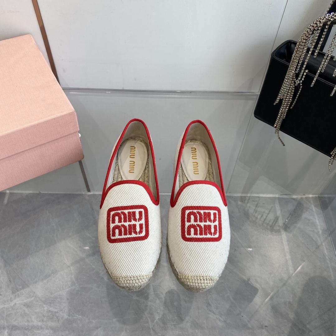 Miu Miu Cotton Drill Espadrilles - everydesigner