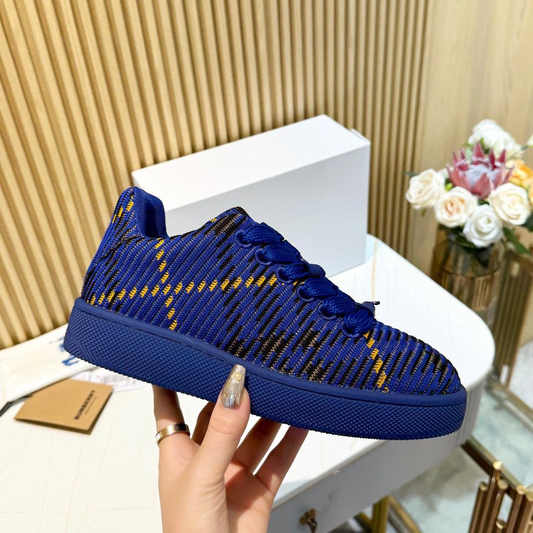 Burberry Check Knit Box Sneakers - everydesigner