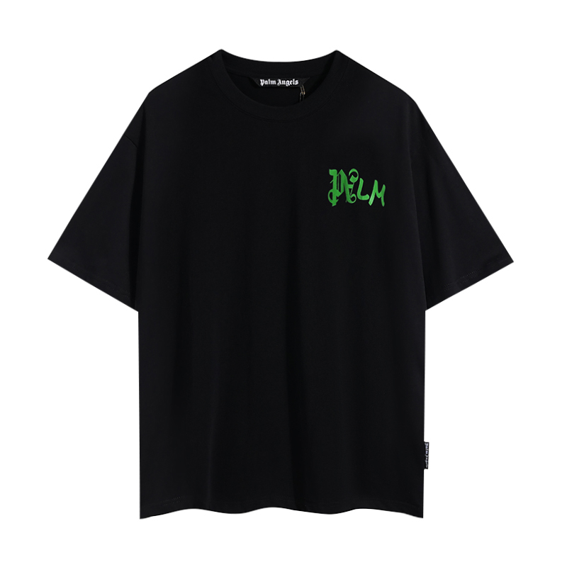  Palm Angels Black T-Shirt I Am Lost - everydesigner