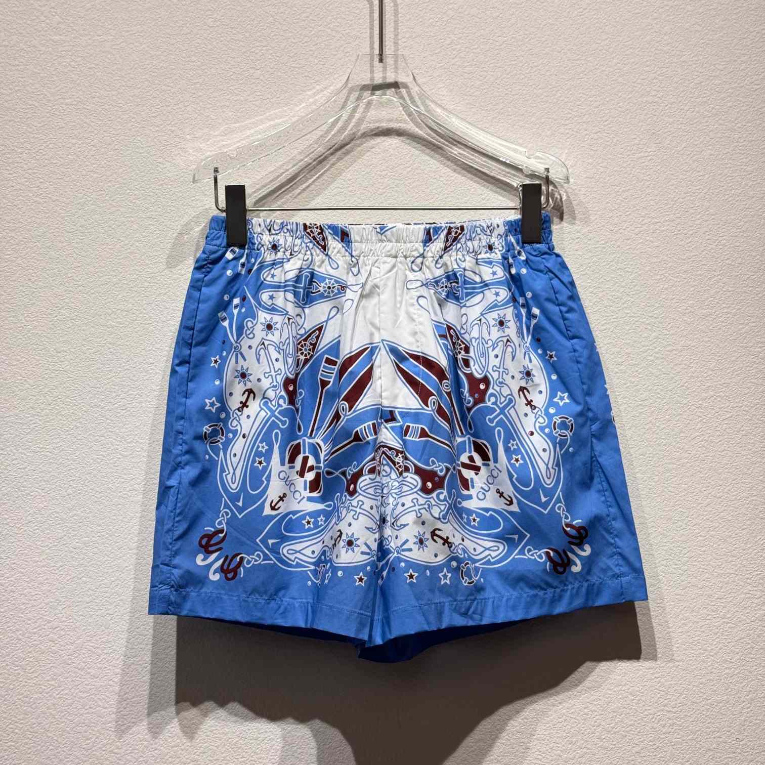 Gucci Bandana Print Cotton Short - everydesigner