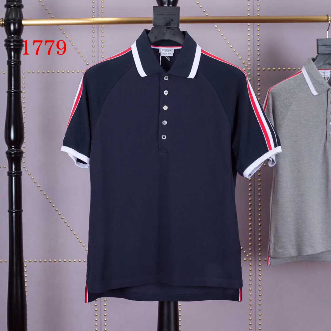 Thom Browne 4-Bar Stripe raglan-sleeve Polo   1779 - everydesigner