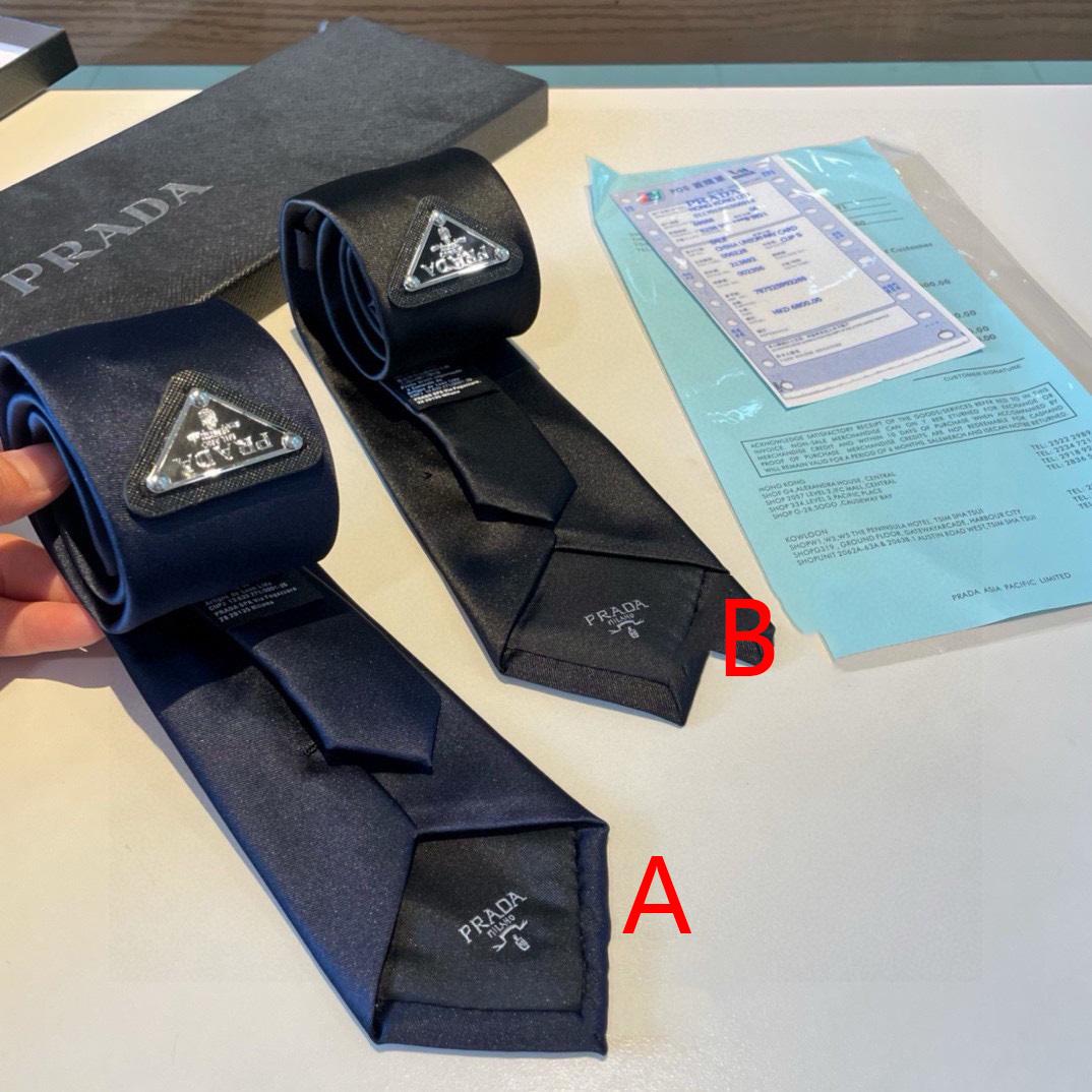 Prada Prada Logo Tie - everydesigner