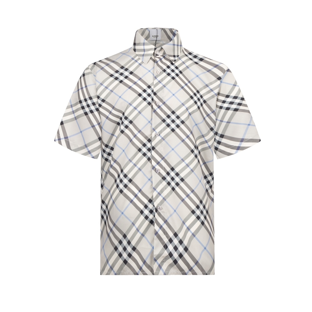 Burberry Check Cotton Shirt   - everydesigner