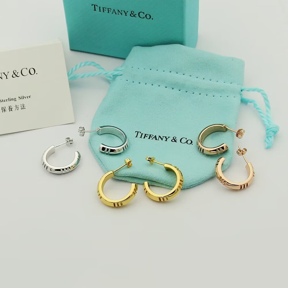 Tiffany & Co. Atlas X Hoop Earrings - everydesigner