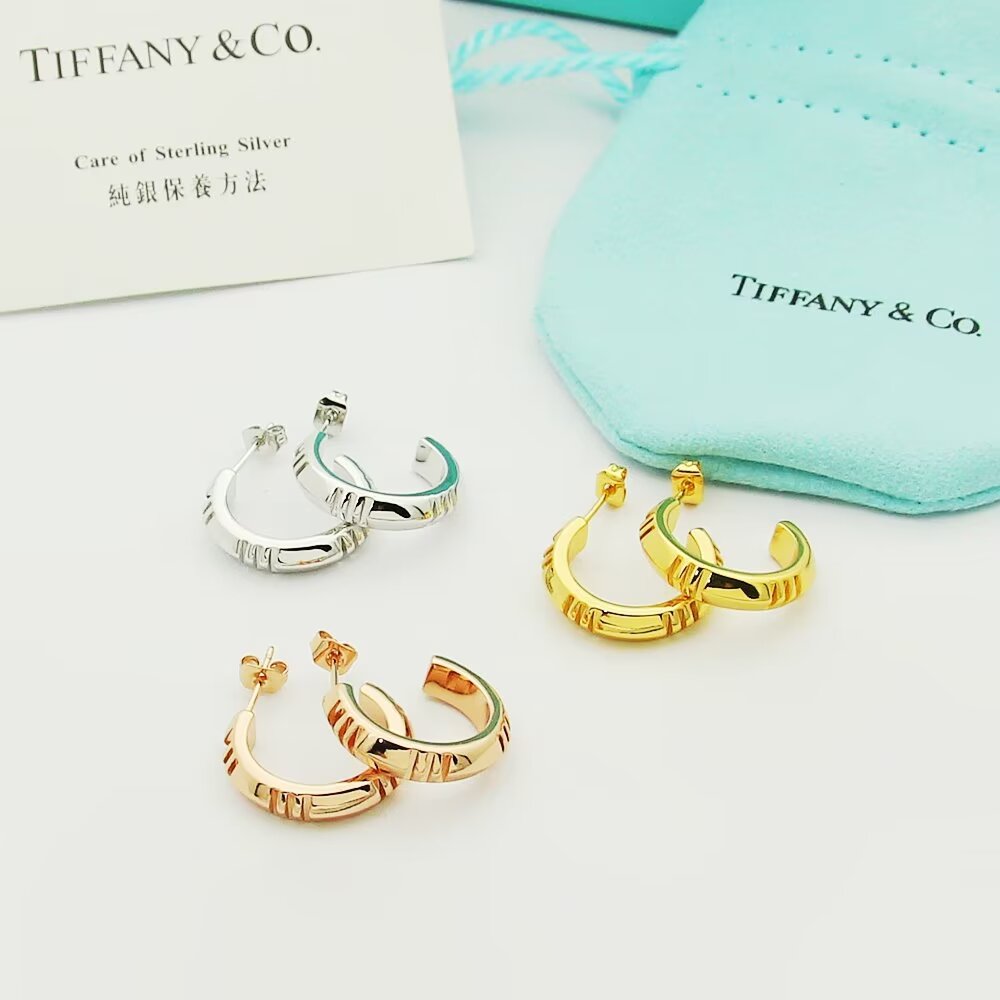 Tiffany & Co. Atlas X Hoop Earrings - everydesigner