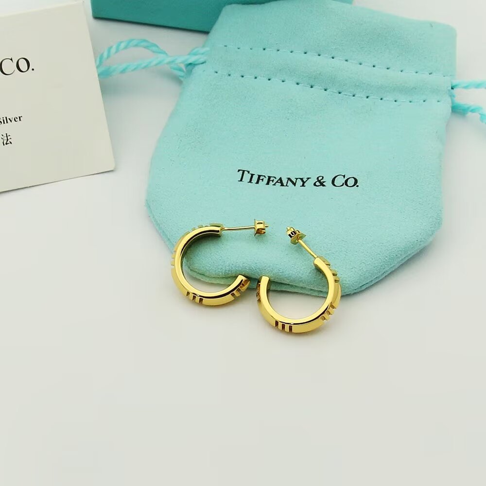 Tiffany & Co. Atlas X Hoop Earrings - everydesigner