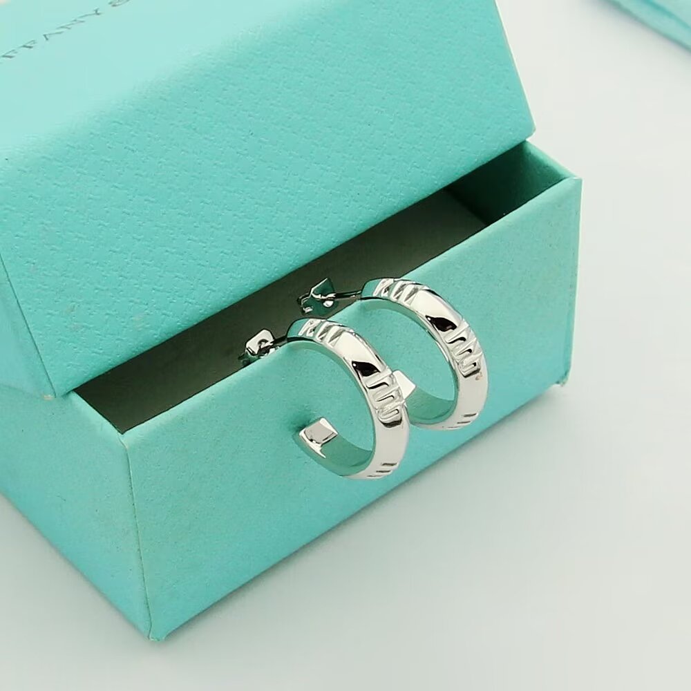 Tiffany & Co. Atlas X Hoop Earrings - everydesigner