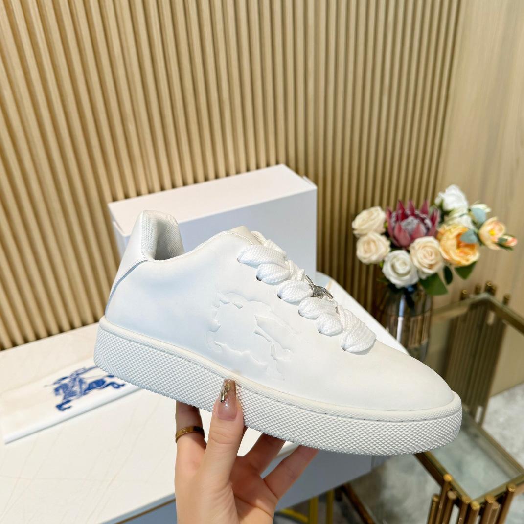 Burberry Leather Box Sneakers - everydesigner