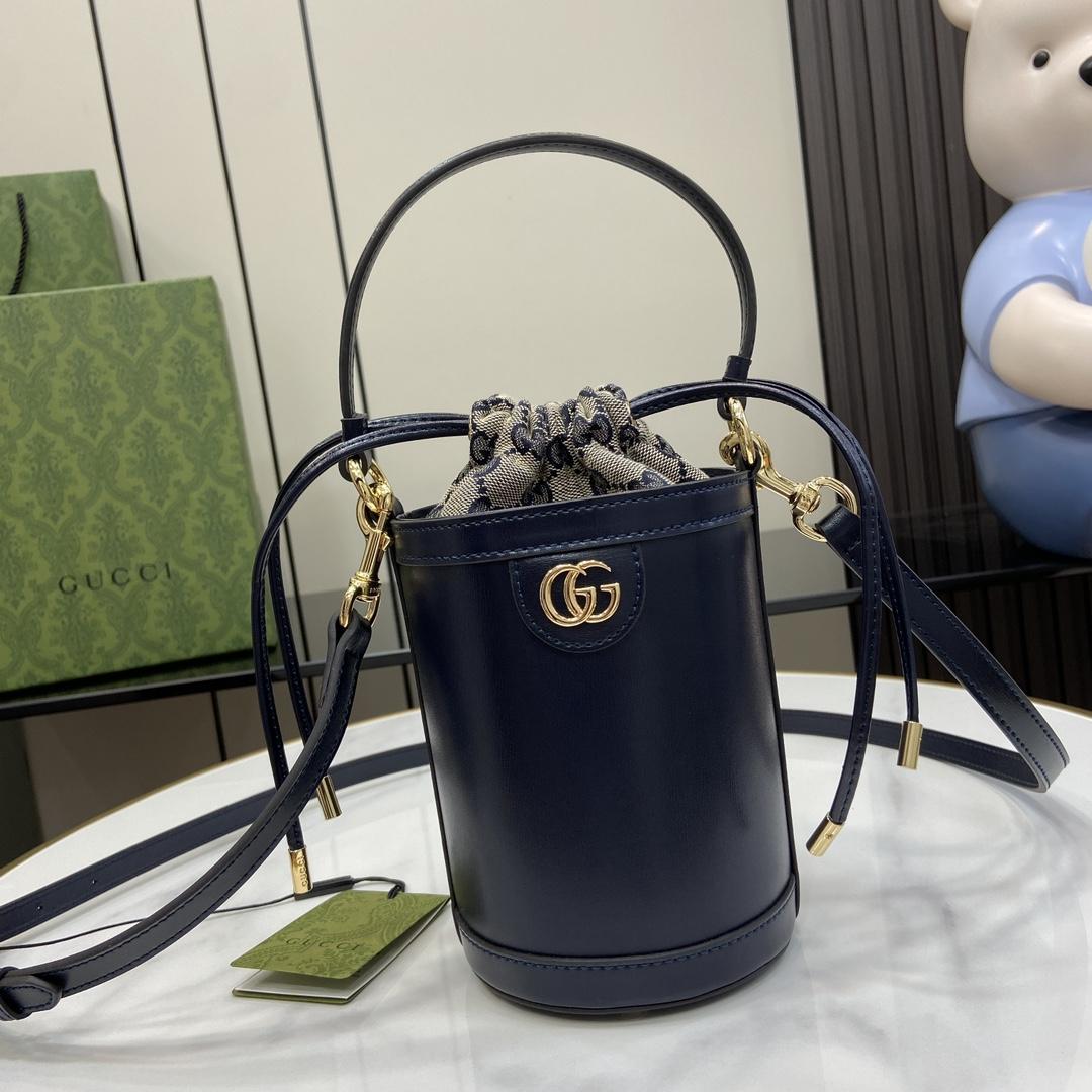 Gucci Ophidia Mini Bucket Bag  (11.5x23x8cm) - everydesigner