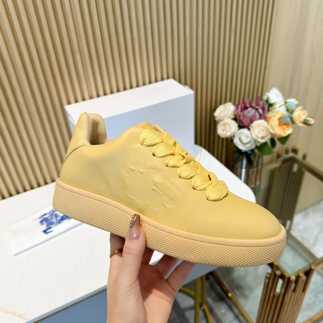 Burberry Leather Box Sneakers - everydesigner