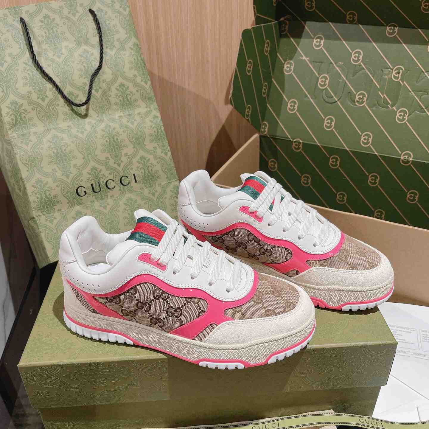 Gucci Re-Web Sneakers - everydesigner