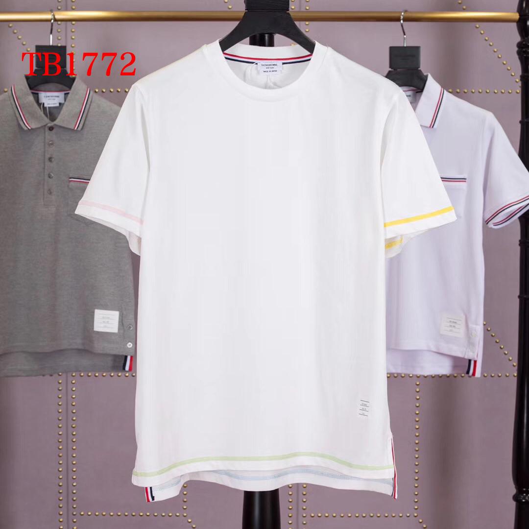 Thom Browne RWB Stripe Short Sleeve T-Shirt   TB1772 - everydesigner