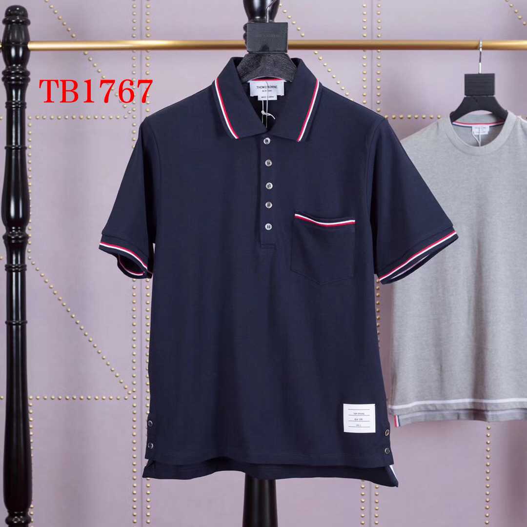 Thom Browne Bar Stripe Short-sleeve Polo   TB1767 - everydesigner