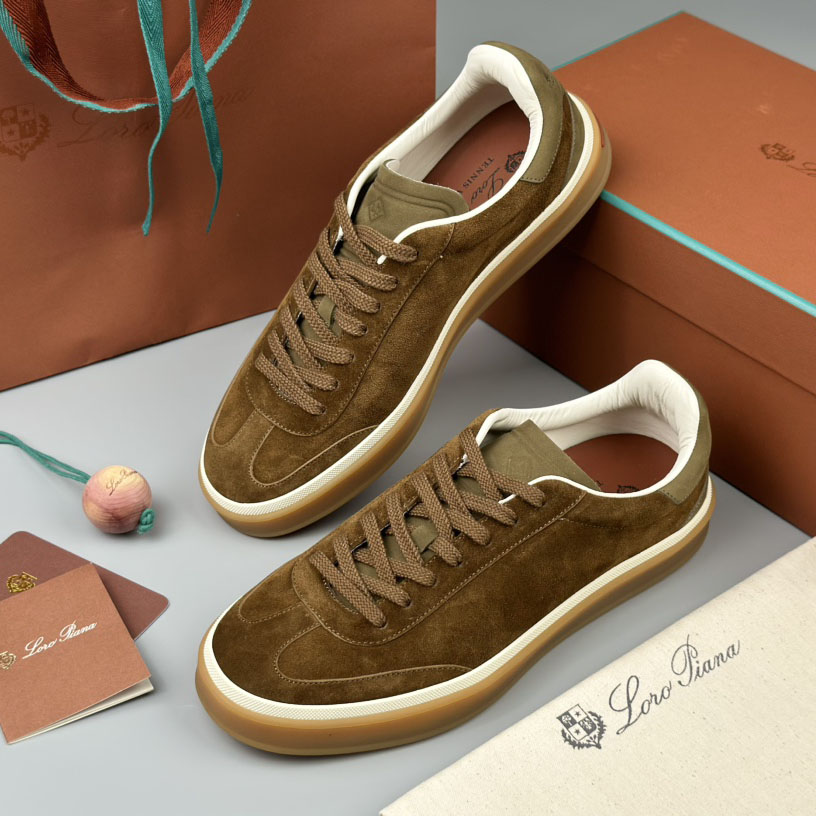 Loro Piana Low-top Lace-up Sneakers - everydesigner