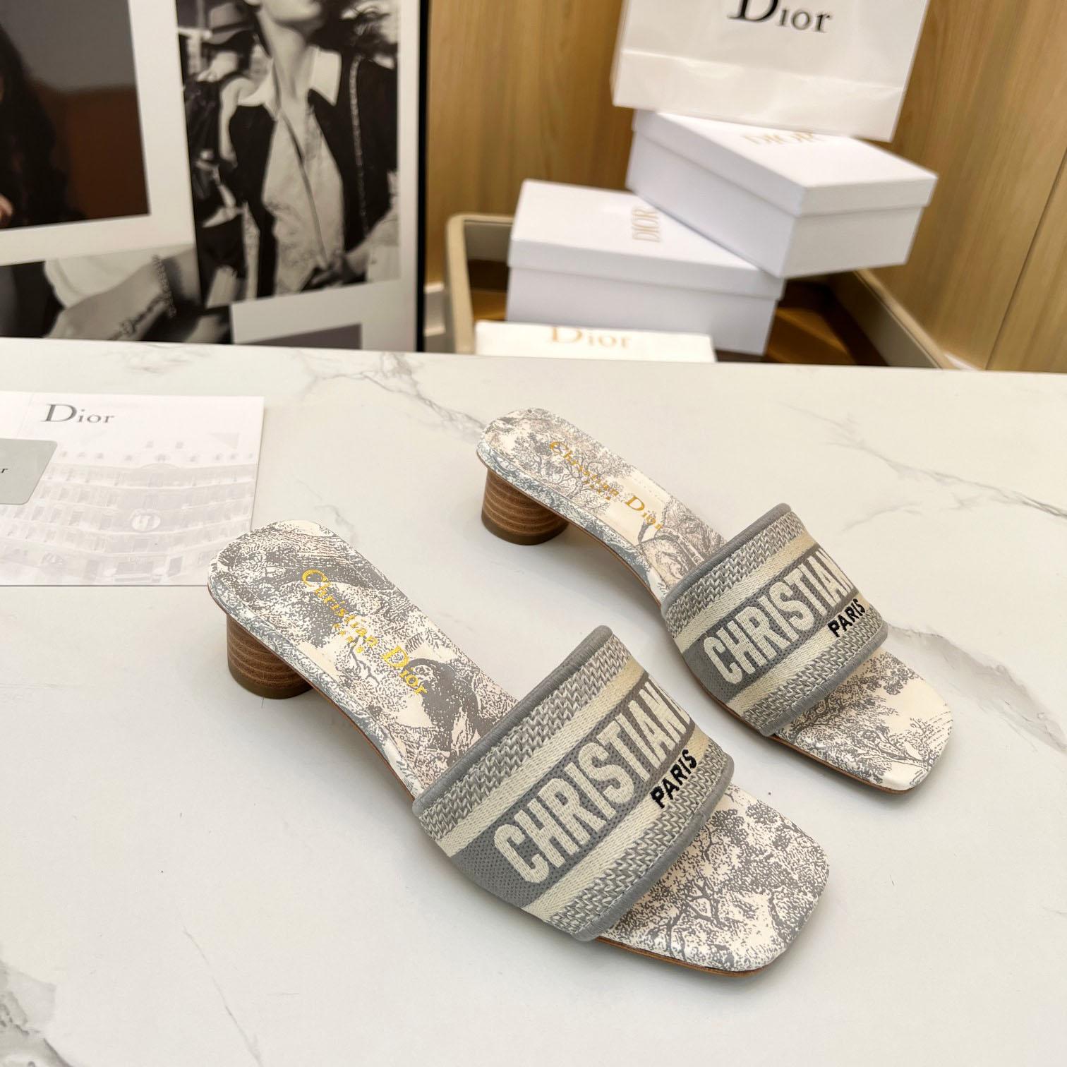 Dior Dway Heeled Slide - everydesigner